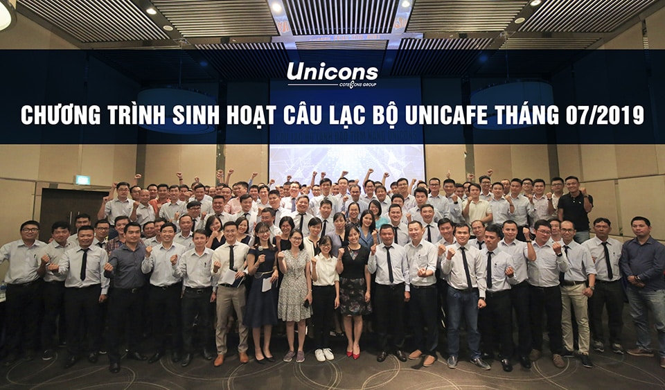 Unicons 举行2019年07月的Unicafe活动并对工作年资10年以上的人员举行荣誉仪式